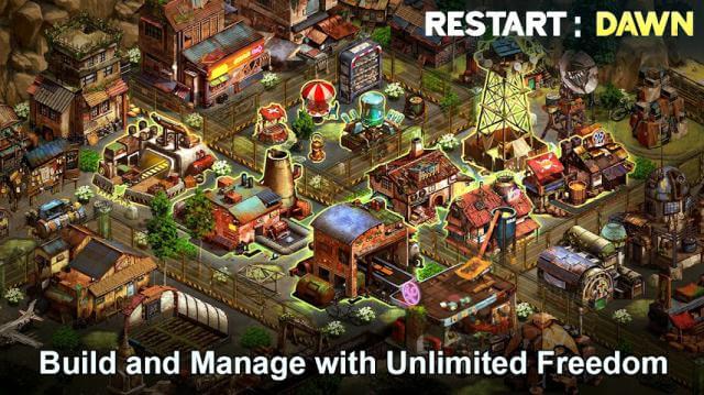 Build and manage unlimited freedom in the game Restart:Dawn