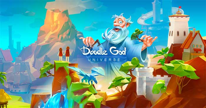 Doodle God Universe is a colorful low poly graphics building game