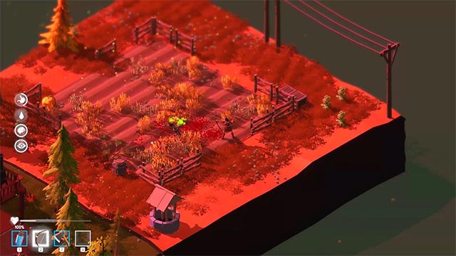 Focus on farming and raising animals for food in Above Snakes game