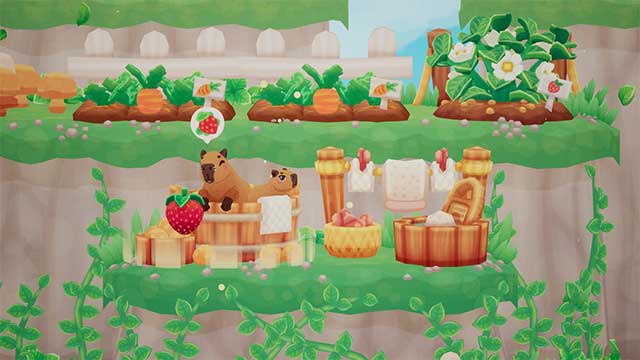 Build your own spa in cute simulation game Capybara Spa