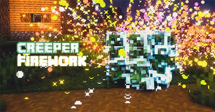 Creeper Firework Mod 1.18.1 will disable Creeper's destructive ability