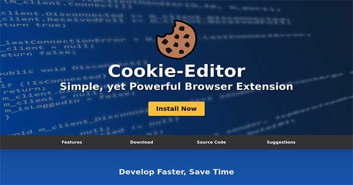 Tải phần mềm Cookie-Editor