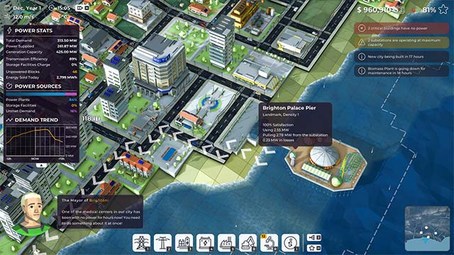 Power to the People is a simulation game. modern city development and construction simulation