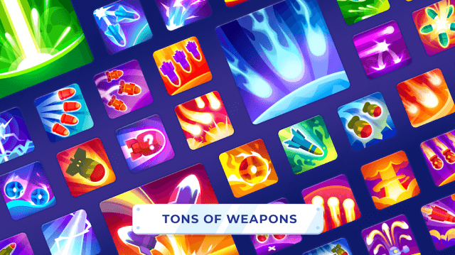 Lots of new and powerful weapons