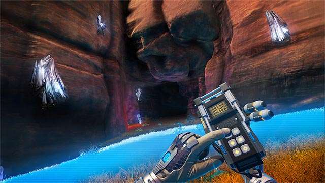 Interastra is a visual first-person space survival adventure
