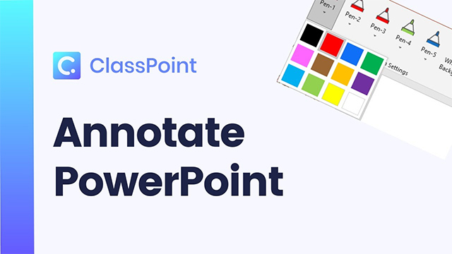 ClassPoint PowerPoint là một cách tuyệt vời để tạo các trang trình bày tương tác mạnh mẽ