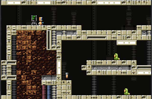 The game has 3 levels to explore and 6 types of enemies to destroy