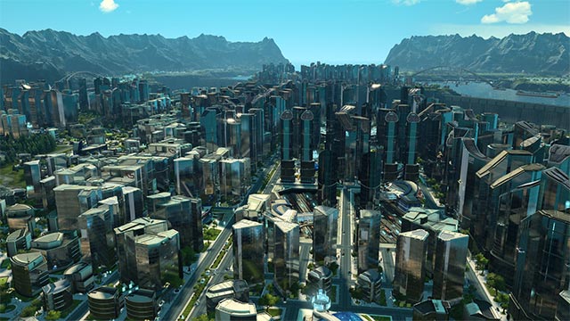 Develop futuristic tech city while playing Anno 2205 PC