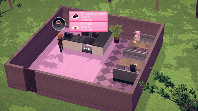 Build and manage a super cute cat cafe in Cat Cafe Simulator