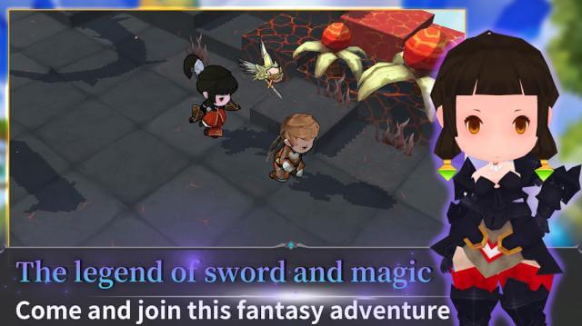 Join an adventure. legendary adventure with sword and magic