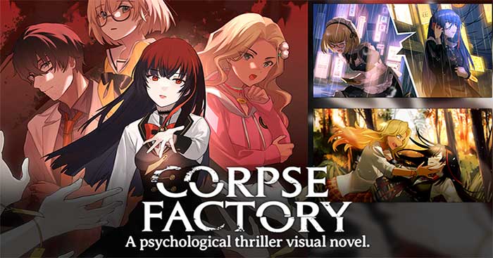 Corpse Factory is a visual novel game with a creepy plot