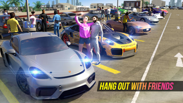 Join car exchanges with you. with friends in Car Life game