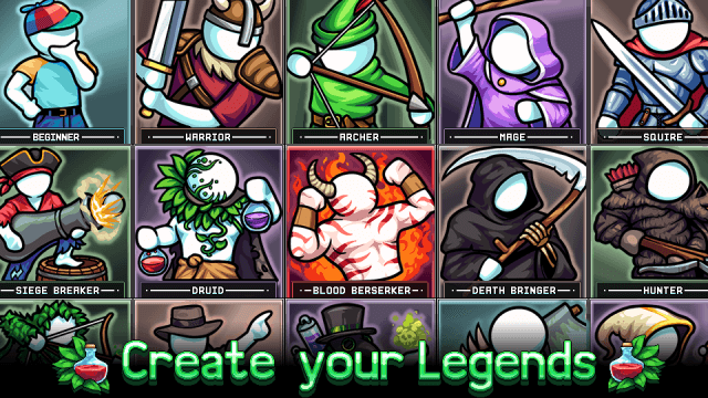 Create your own legend in IdleOn