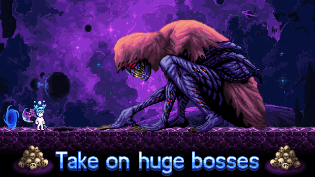 Take down the giant bosses
