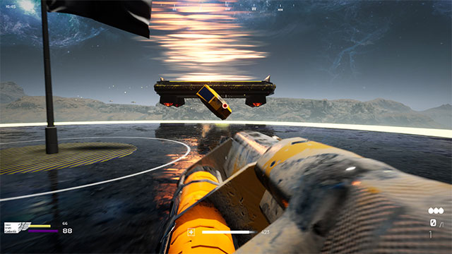 Use vehicles to teleport and take down opponents in Gravity Game