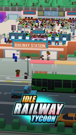 Road manager your iron in the game Idle Railway Tycoon 