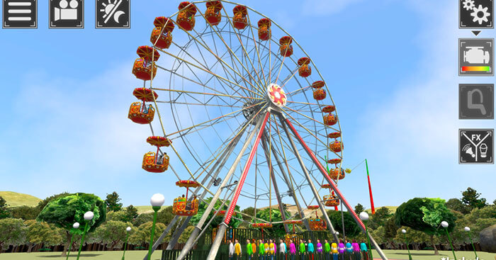 Theme Park Simulator is a foot amusement park simulation game. real