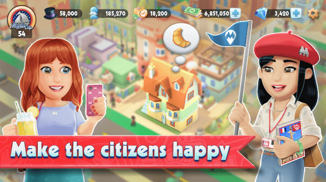 Make the citizens of your city happy