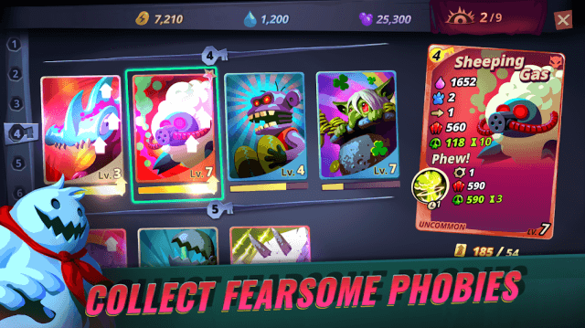Collect over 120 spooky Phobie creatures inspired by fears 