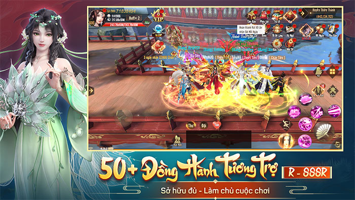 Giao diện chơi game Cổ Long Kiếm