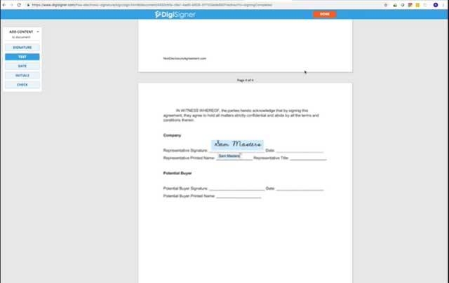 Fill in online form easily