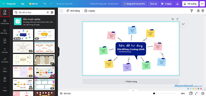 Hướng Dẫn Tạo Sơ Đồ Tư Duy Bằng Canva - Download.Com.Vn