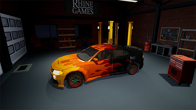Feel free to customize and upgrade the racing car to increase its power