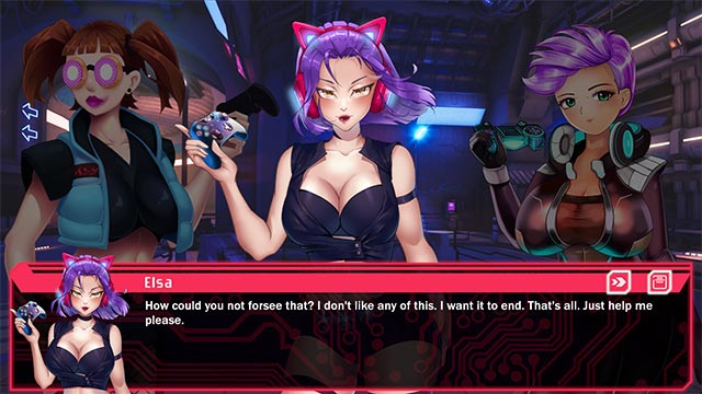 Dàn xạ thủ nữ nóng bỏng trong Cyberpunk Girl game