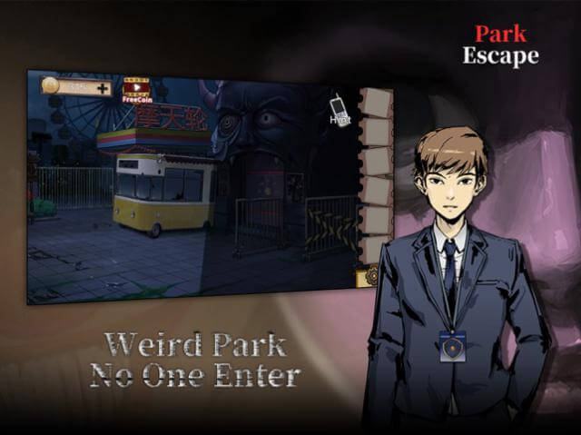 Discover the secrets of an abandoned amusement park in the game Park Escape