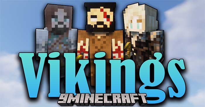 Vikings Mod sẽ bổ sung vào Minecraft các vũ khí từng thuộc về người Viking