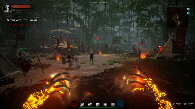Monsters Domain PC is a blend of battle and combat. unique art, action and RPG