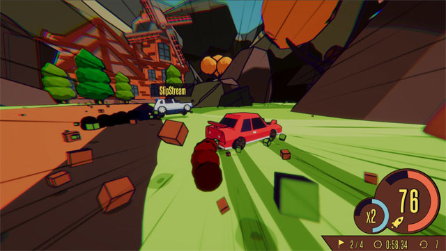 Traction Control is a classic racing game with realistic physics-based gameplay