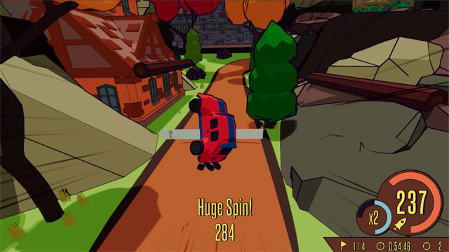 Show off your skills, tricks and quick reflexes while playing Traction Control