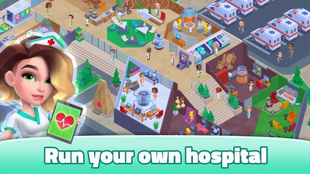 Run your hospital in Happy Clinic game