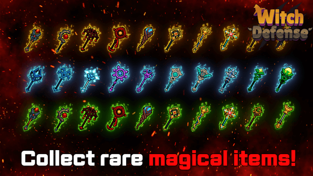 Collect rare magical items