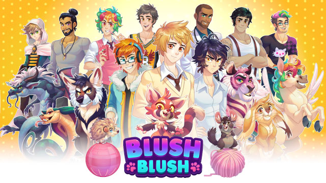 Blush Blush lets you meet and fall in love with handsome guys