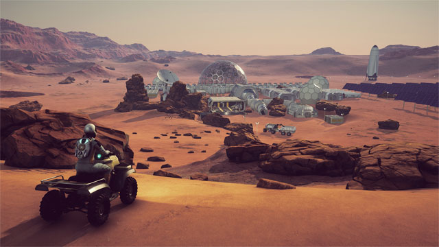 Occupy Mars: The Game là trải nghiệm sinh tồn trên sao Hỏa, nhấn mạnh vào công nghệ và khai thác tài nguyên