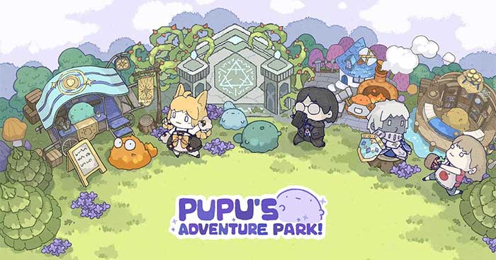 PuPu's Adventure Park là game xây dựng công viên có đồ họa cực dễ thương