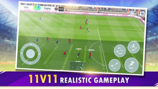Join exciting 11v11 matches on the pitch in Legendary Football