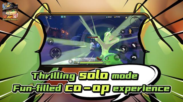 Thrilling solo or co-op combat with friends