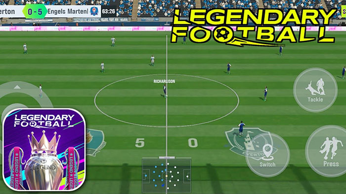 Legendary Football has great graphics with realistic 3D animations