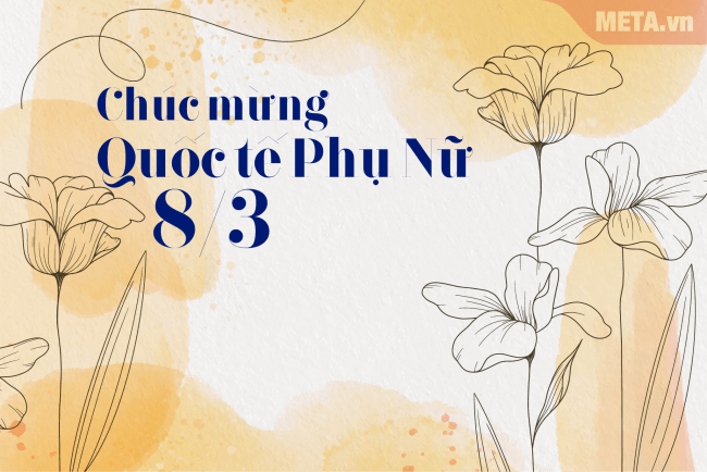 Bộ thiệp chúc mừng 8/3 miễn phí