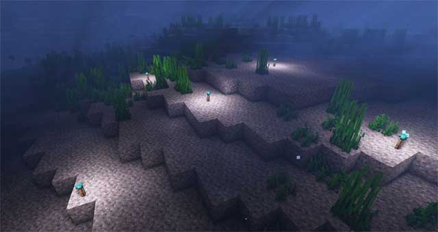 Aquatic Torches Mod sẽ thêm vào Minecraft những ngọn đuốc không thấm nước