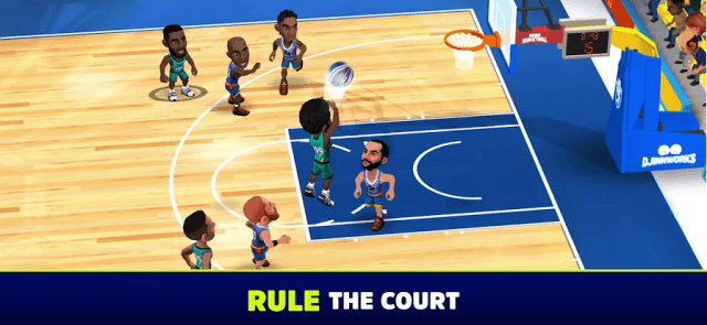 Play on the court. exciting matches