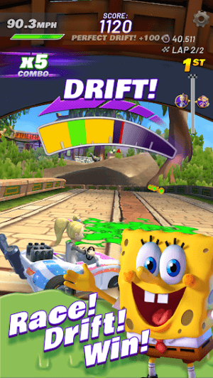 Nickelodeon Kart Racers is an exciting racing game with fun characters