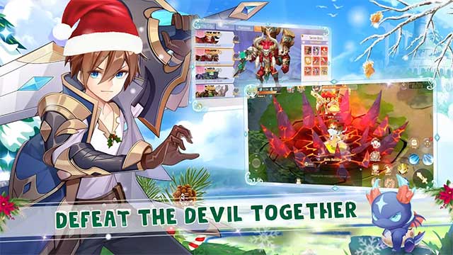 Create a clan and fight together to defeat the Demon King