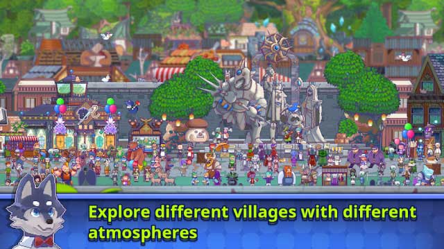 Explore villages. different atmosphere in game Pepper : The Food Truck Hero