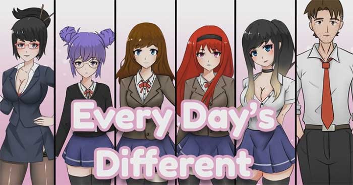 Every Day's Different is a romantic visual novel game. Anime style