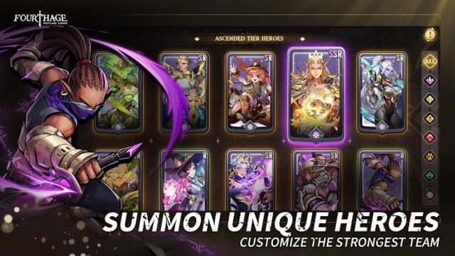 Summon new and powerful heroes