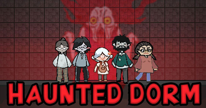 Find a way to escape the ghost of the haunted dormitory in the strategy game Haunted Dorm